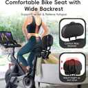 Oversized Bike Seat for Peloton Bike & Bike+, Comfort Seat Cushion Compatible with Peloton, Road or Exercise Bikes, Bicycle Wide Saddle Replacement for Men & Women, Accessories for Peloton