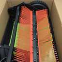 Pickup Pro 2 Leaf & Lawn Sweeper  Push Powered Garden Sweeper for Grass Clippings, Leaves & Debris  Manual Push Yard Sweeper with Height Adjustment & Large Collection Hopper