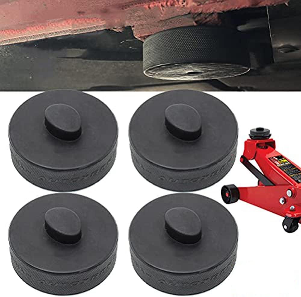 AUTOXBERT 4pcs Rubber Jack Pad Support Point Adapter Jacking Trolly Car Removal Repair Tool for Porsche 911 964 993 996 991 Cayman Boxster (Black)