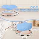 Qusases Sensory Swivel Chairs for Kids, Spinning Chair for Autistic Kids, Sit and Spin Sensory Toys, Training Body Coordination, Autism ADHD Chairs Indoor Outdoor Play Equipment (Blue), Medium