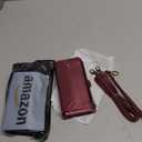 Galaxy A42 5G Wallet Case, Tekcoo Crossbody Shoulder Carrying Purse Cover with RFID Blocking Card Slots Holder Flip PU Leather [Detachable Magnetic Hard Case] for Samsung Galaxy A42 5G [Wine Red]