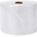 Amazon Basics Bubble Wrap for Moving, Packing, Shipping and Storage, Perforated Protective Cushioning for Fragile Items, 12-inch x 175-ft Long Roll, Small 3/16", Clear