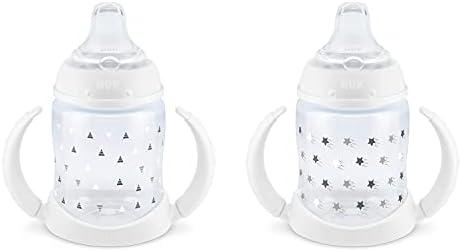 NUK Learner Cup, 6+ Months, Timeless Collection, 5 Oz, Pack of 2 – BPA Free, Spill Proof Sippy Cup