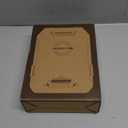 Travel Cigar Humidor Case - Cedar Lined, V Cut Cutter, Portable Humidor with Humidifier & Hygrometer, Holds 7-9 Cigars, Includes Lighter - Gift Set (Dark wood)