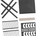 Veemoon 1set Home Drying Rack Plate Drain Rack Household Dish Kitchen Sink Accessories Stable Easy to Organize