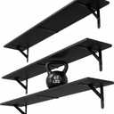 WOPITUES Long Wall Shelves 32″W x 8″D, Floating Book Shelves Max Load 65lbs, 32in