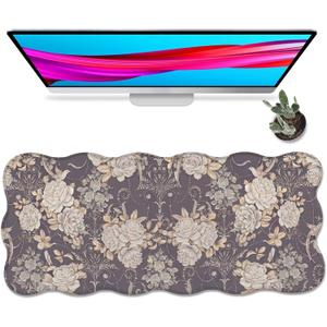 Galdas Gaming Mouse Pad XXL Large Long Extended Big Mousepad Non-Slip Rubber Keyboard Desk Mat with Stitched Edges for Laptop Home Office 35.4 * 15.7