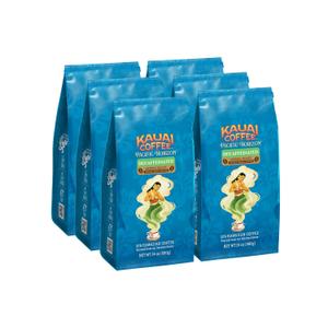 Kauai Coffee Whole Bean Coffee - Decaf, 6-Pack of 24 oz
Medium Roast, Smooth, Non-Bitter Pure Arabica, Grown on Hawaii's Largest Coffee Farm, Floral Notes and Bright Aroma (EXP 12/18/26)