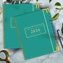 Planner -2026, Hardcover Weekly & Monthly Calendar Planner, January 2026 - December 2026, 8.5" x 11", Daily Agenda Book with Colorful Tabs, College Organizer Notebook, School & Work Supplies for Student Teacher Classroom