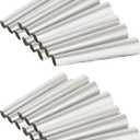 Baking Stainless Steel Horn Molds - Pack of 12 - Cream Metal Cones - Non Stick Cone Horns