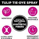 Tulip Instant Spray Tie-Dye Kit 8 Pack, No Heat Set Required, Fast and Easy on All Fabrics, 8 Rainbow Colors