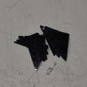 Rabenda 12 Pcs Rug Tape, Non Slip Rug Pads Grippers for Hardwood Floors and Tiles, Reusable Carpet Tape for Area Rugs, Double-Sided Adhesive Rug Stickers Keep Corners Flat (Black)