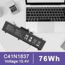 C41N1837 Laptop Battery for ASUS ROG Zephyrus G15 GA501I GA502 GA502D GA502DU GA502GU GA502IV GU502 GU502DU GX502GW GX532GV GU532GW GU502LU GU502LW GU502LV GX502LXS GX502GV GX502GW 0B200-03380100