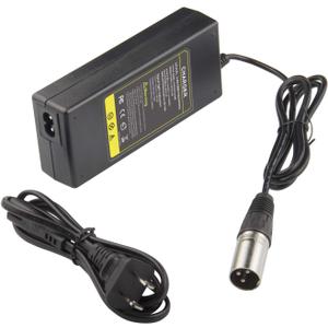 44V 1.5A Scooter Battery Charger (for 36V Lead Acid Battery) Razor MX500 MX650 SX500, Schwinn S600 S750 S1000 X1000, IZIP I600 I750 I1000, Mongoose M750, X-Treme X-600 650, Stealth X1000, Evo 500 1000