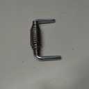 6" Stainless Spring Handle 5" Wide Overall with 1/2" Steel Rod for BBQ pits Trailers, Wood Furnace Stove, Custom Built Grills, Cabinets,Weld On,1PCS