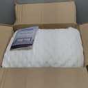 Cooling Side Sleeper Pillow for Adults, Firm Bed Pillow for Side Sleepers Neck and Shoulder Pain, Luxury Shredded Memory Foam Pillow Set of 1- Adjustable King Size- Washable Cover Original White