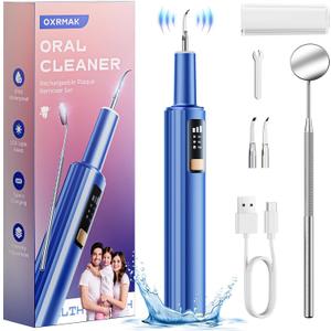 Plaque Remover for Teeth - Tartar Remover for Teeth Dental Calculus Remover Dental Teeth Cleaning Kit, Rechargeable Dental Teeth Cleaner Tools Kits