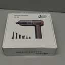 KMM Handheld Car Vacuum Cleaner, 4 in 1 Vacuum Cleaner 16000Pa Air Duster, 3-Speed Adjustable 120W High Power Vacuum Cleaner with LED Light and Multi-Nozzles for Car, Home, Office, Pet (Gray)