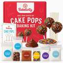 Baketivity DIY Cake Pop Baking Kit for Kids - Premeasured Ingredients, Decorating Supplies