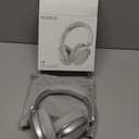 C6 Active Noise Cancelling Headphones, Wireless Over Ear Bluetooth Headphones, 60H Playtime, Lightweight Folding Deep Bass Comfort Fit Ear Cups Headset with Mic for iPad/Travel/PC/Home Silver