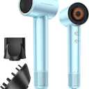 Cosy Companions High Speed Ionic Hair Dryer for Fast Drying & Frizz Control – Lightweight Blow Dryer with Heat Protection for Women & Men, Professional Travel Hair Dryer, Blue