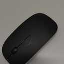 SUNGI Bluetooth Mouse for Laptop/MacBook/iPad/Android PC,Rechargable Quiet Slim Wireless Mice Compatible with Windows/Linux/Tablet,Black