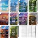 CHENGU 100 Pcs Bible Verse Notebook Christian Journals Bulk Christian Gifts Religious Prayer Journals Inspirational Notepads for Women Men Scripture Notepads Pocket for Office School (Classic Style)