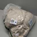 Aganear Fleece Throw Blanket - Cozy Soft Lightweight Fuzzy Throw Blanket for Women Portable Throw Blankets for Couch, Warm Present for Birthday, Christmas, Halloween, Housewarming(50"x60", Khaki)