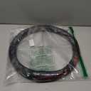 Red Embroidery Butterfly Car Steering Wheel Cover,14.5-15 Inch Universal Leather Covers Breathable Anti-Slip Odorless Steering Wheels Accessories for Men Women