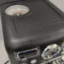 XIXUBX Espresso Machine with Grinder, PID & Programmable Settings, Black