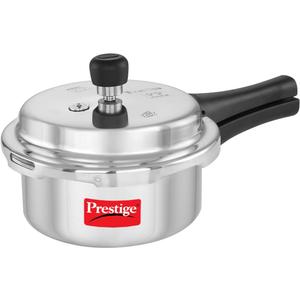 Prestige Popular Aluminium Pressure Cooker, 2 Liter