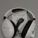 Wireless Gaming Headset with Noise Canceling Microphone for PS5, PC, PS4, 2.4G/Bluetooth Gaming Headphones with USB and Type-c Connector, Wired Mode for Controller Gamecube (White)