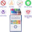Color Swell Bulk Crayon Packs - 36 Boxes of 24 Vibrant Colored Durable Bulk Crayons of Teacher Quality for Classroom and Home