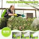 Battery Powered Backpack Sprayer 3 Gallon, Garden Sprayer with 3 Adjustable Pressures & Digital Display, Electric Pump Sprayer with 2.2Ah Battery, Telescopic Wand, 5 Nozzles for Yard Lawn