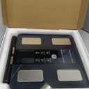 GE Smart Scale for Body Weight: 8-Electrode Digital Bathroom Scale for Weight Fat BMI Muscle Mass Full Body Composition Analyzer 50 Measurements Bluetooth Highly Accurate Weighing Machine 400lb Black