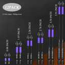 2 x 13PCS Magnetic Screwdriver Bit Set, D1 Alloy Steel Anti-Slip Long Drill Bits, Fine Tooth Design, Strong Magnetism Magnetic Drill Bit Set for Home, Garden, Outdoors Blue