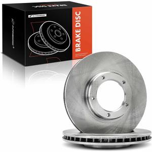 A-Premium 10 Inch (254mm) Front Vented Disc Brake Rotors, 1-Pack Compatible with Toyota models - Tacoma 1995-2004