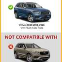 Tuyoung 300lbs Roof Rack Cross Bars Compatible with Volvo XC90 XC-90 2016-2026, Lockable Heavy Duty Aluminum Roof Rails Crossbars Cargo Bars Canoe Snowboard Rooftop Black Carrier Luggage