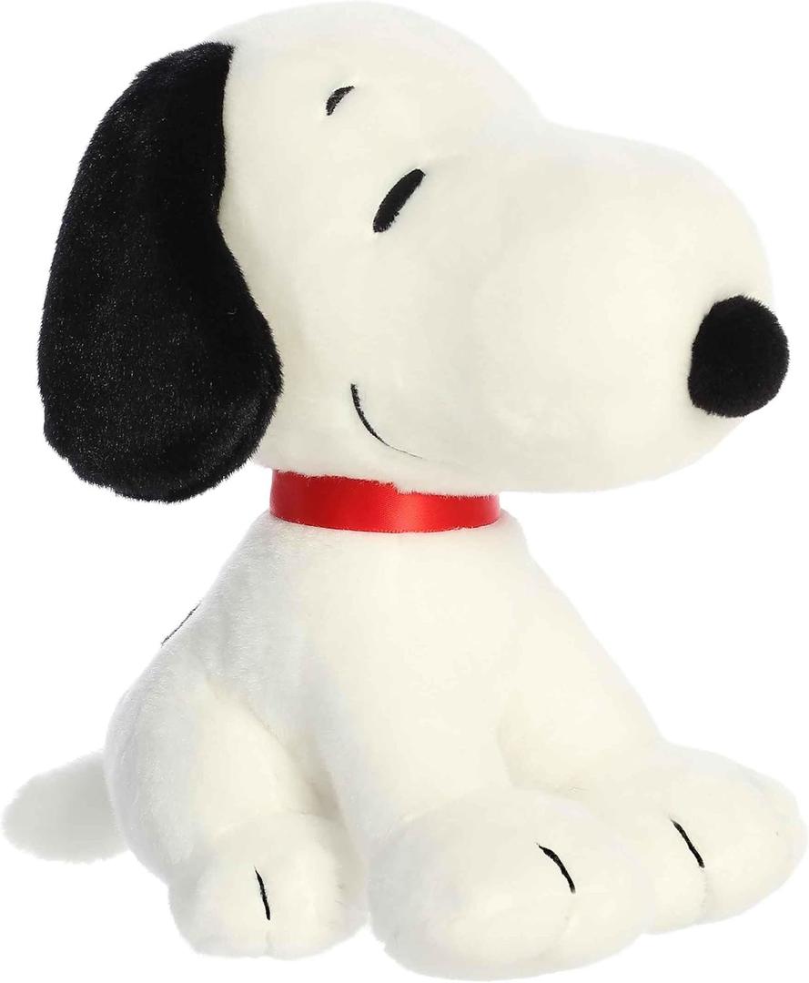 Aurora Timeless Peanuts Snoopy Stuffed Animal - Classic Characters - Lasting Memories - Seated 9 Inches