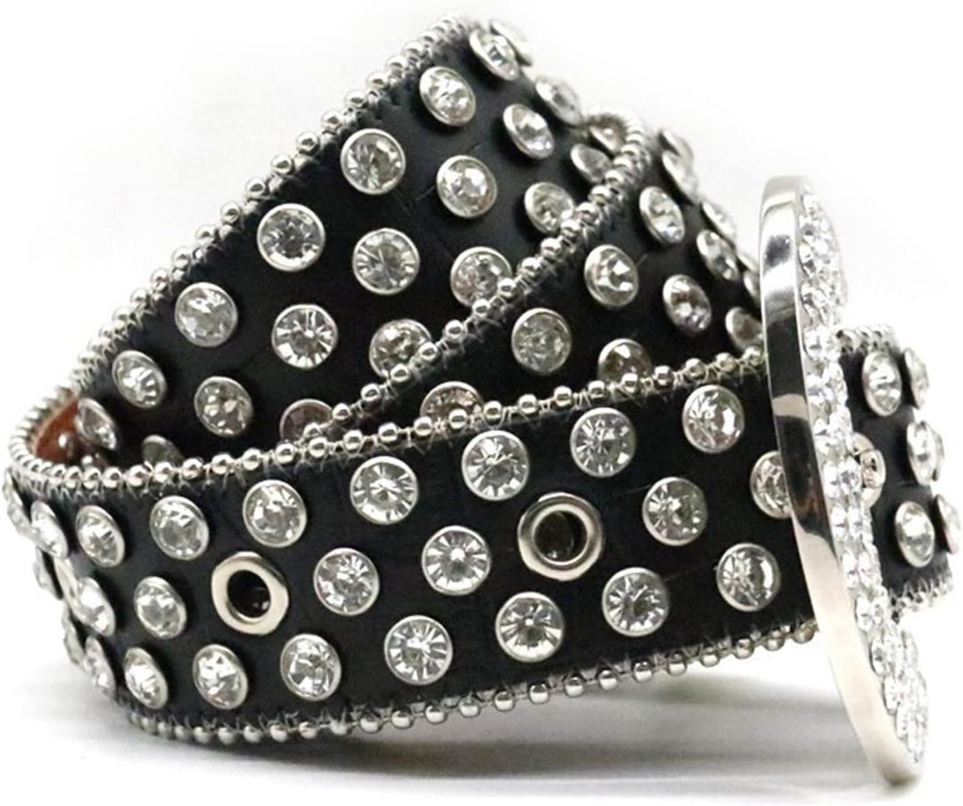 Western Rhinestone Belt M