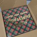 ysmile Christmas Nesting Box with Lids Square, Assorted Size Xmas Stacking Gift Box for Present Holiday Decoration 6 Pcs (Christmas Red Green)