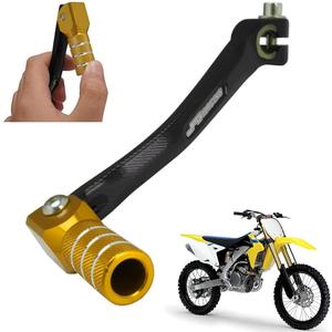 JFG RACING Motorcycle Folding Gear Shifter Shift Lever Pedal CNC Universal for RM DRZ 50cc - 125cc CRF XR KX KLX TTR PW SSR Apollo TAO TAO SDG Dirt Pit Bike Gold