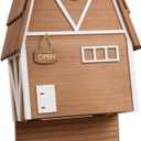 Big Bat Box - Big Bat Barn 3 Chamber, Compact Bat House for Outside - Artificial Roost Kit for Wall-Mount - Bat Houses for Backyards