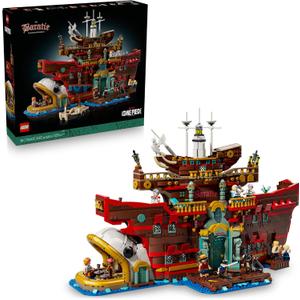 LEGO ONE Piece The Baratie Floating Restaurant Building Set for Adults - Collectible Building Blocks for Anime Fans, 18+ - Arts and Crafts DIY Kit W/10 Minifigures - Gift Idea for Birthdays - 75640