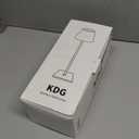 KDG 2 Pack Cordless Table Lamp, Portable LED Desk Lamps, 5000mAh Battery Operated, 3 Color Stepless Dimming Up, for Restaurant, Bedroom, Outdoor Camping, Coffee Shop, Night Light, Rechargeable (Black)