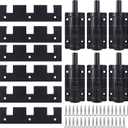 Sliding Glass Door LocksChild Safety Lock for Sliding Door HardwareWindow Door Locks for Extra Security. (6, Black)