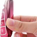 ELOHEI for Audi Key Fob Cover, Special Soft TPU Key Case Cover Protector Compatible with Audi A6L A6 A7 A8 Q7 Q8 E-Tron 2018-2022 A3 S3 S6 SQ7 RS6 S7 RS7 Smart Key(Gradient Pink)