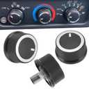3 Pack 84141127 Control Knob Compatible with Chevrolet Express 2008-2021, Compatible with GMC Savana 2008-2017 Climate Control Knob 84793085 Air Conditioner Heater Control Switch Knob