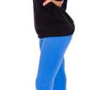 hi!mom Girls Cotton Leggings Kids Pants Plain Full Length Children Trousers Age 10-11 Years, Royal Blue