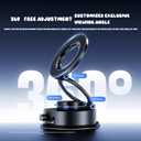 Terravik Car Phone Holder, 360 Rotating Strong Suction Cup, Universal Car Adjustable Car Phone Holder - Compatible with Dashboard and Windshield